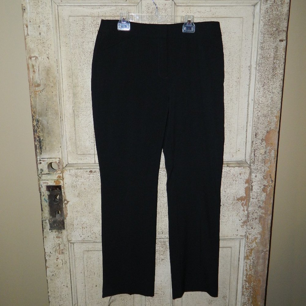 Chico's Basic Black Trouser Pants Career Pants Size Chico's 1- M/8 NWT (U-41)